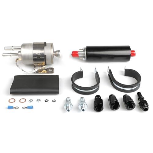 ZHSYMX GSL392 255LPH Inline Fuel Pump & 58 PSI LS...