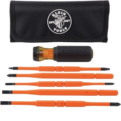 Klein Tools 32288 Insulated Screwdriver, 8-in-1 Screwdriver...