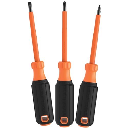 Klein Tools 85073INS Insulated Screwdriver Set, Made in...