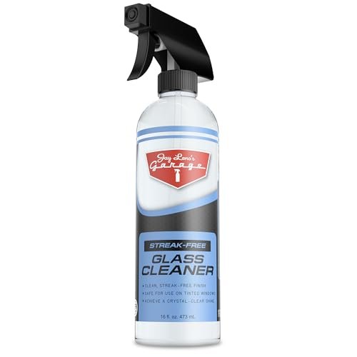 Jay Leno's Garage Glass Cleaner Spray – Streak-Free Auto...