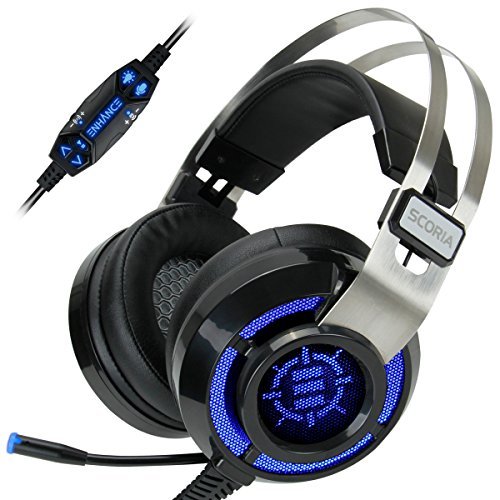 ENHANCE Scoria USB Gaming Headset with Noise Cancelling...