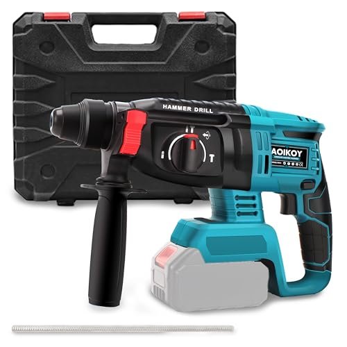 1-1/4 Inch Cordless Rotary Hammer Drill SDS-Plus Brushless...