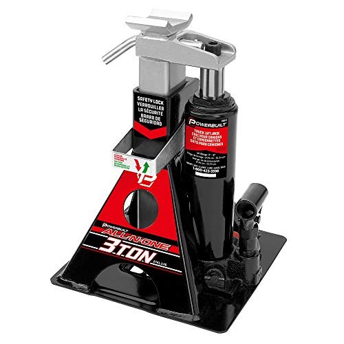 Powerbuilt 3 Ton, Bottle Jack and Jack Stands in One,...