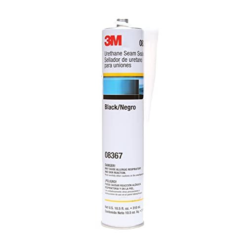 3M Urethane Seam Sealer, 08367, Black Color, High Solids,...