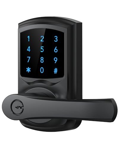 HIDALIFE Keyless Entry Door Lock with Keypad and Handle...