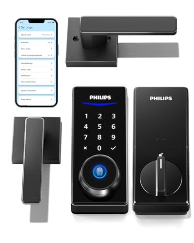 Philips Smart Lock with Handles, Keyless Entry Door Lock...