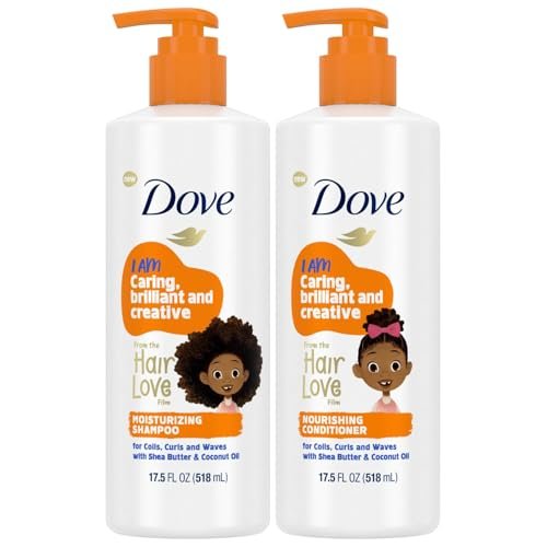 Dove Shampoo and Conditioner Set - Love Collection, Curly...