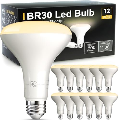 VOLIVO LED Flood Light Bulb 12 Pack, Recessed Ceiling...