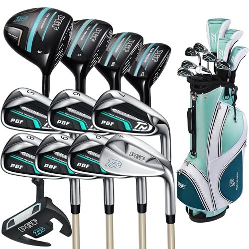 PGF Lady Gold TP Women's Complete Golf Club Package Set...