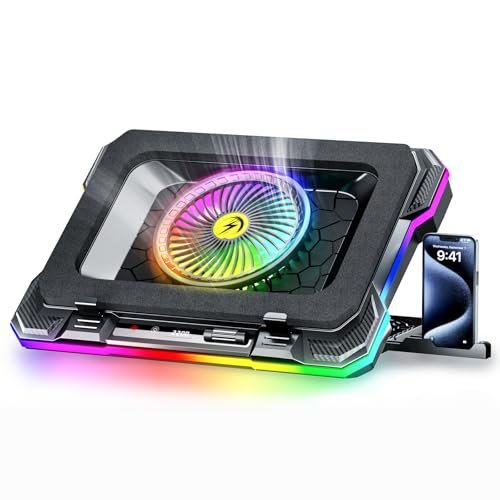 ChillCore RGB Gaming Laptop Cooling Pad with 5.5