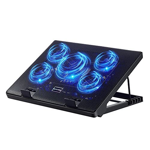Kootek Laptop Cooling Pad, Laptop Cooler with 5 Quiet...