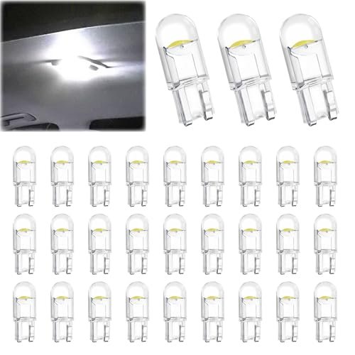 30 PCS Car 194 LED Bulbs, 168 2825 W5W T10...