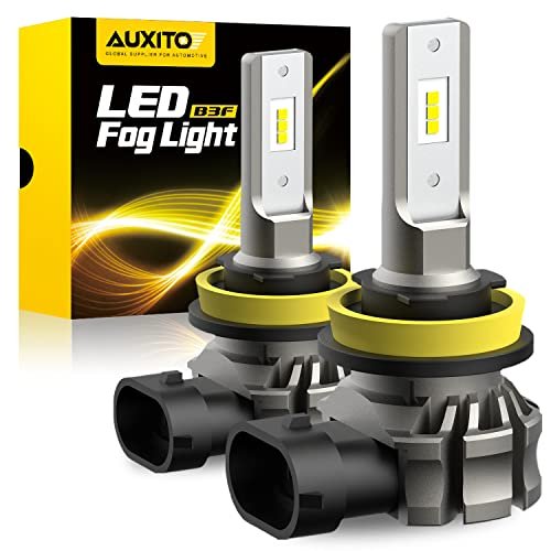 AUXITO H11/H8/H16 LED Fog Light Bulbs or DRL, 6000 Lumens...