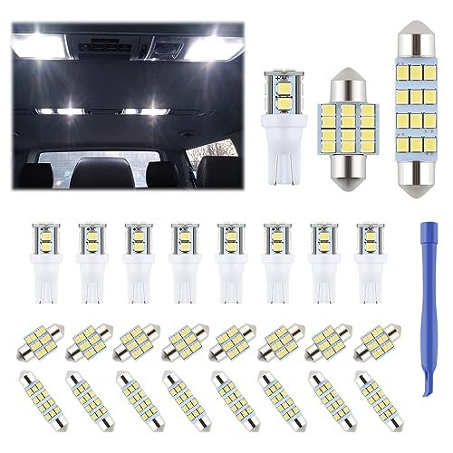 iFunyLED 24 Pieces Dome Light LED Car Interior Bulb Kit...