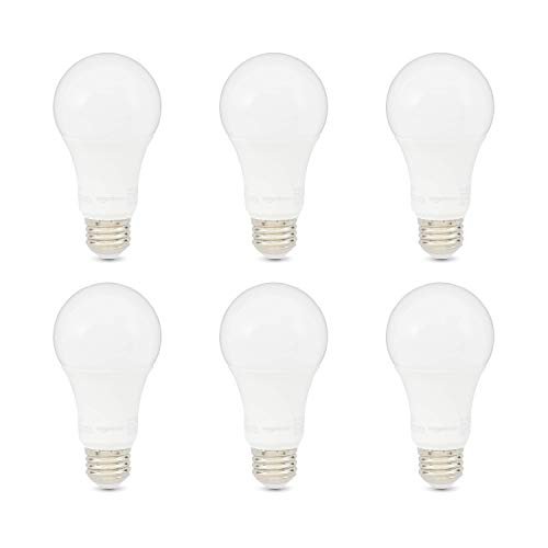 Amazon Basics A19 LED Light Bulbs 100 Watt Equivalent,...