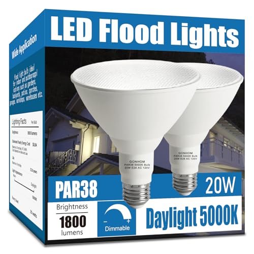 Gonhom Par38 led Flood Lights Outdoor Light Bulb 2...