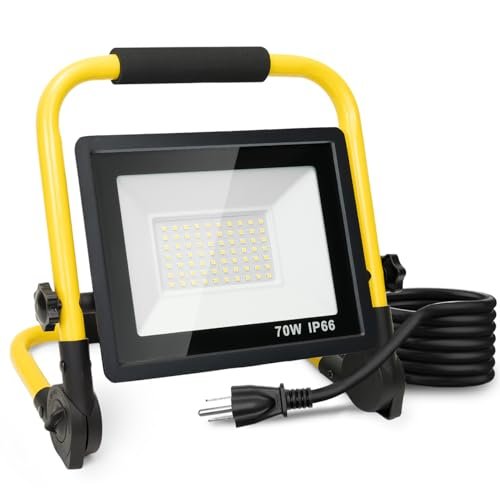 10000LM LED Work Light: Portable Work Light with 5FT Cord...