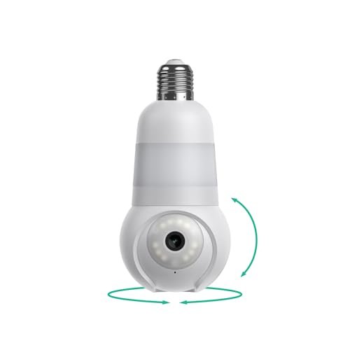 Luna Light Bulb Security Cameras Wireless Outdoor Indoor,...