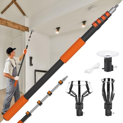Buyplus 26FT Reach Light Bulb Changer for High Ceilings...