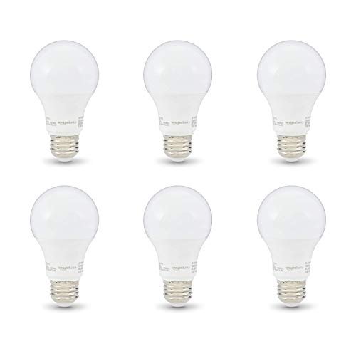 Amazon Basics Non-Dimmable LED Light Bulbs, Energy...