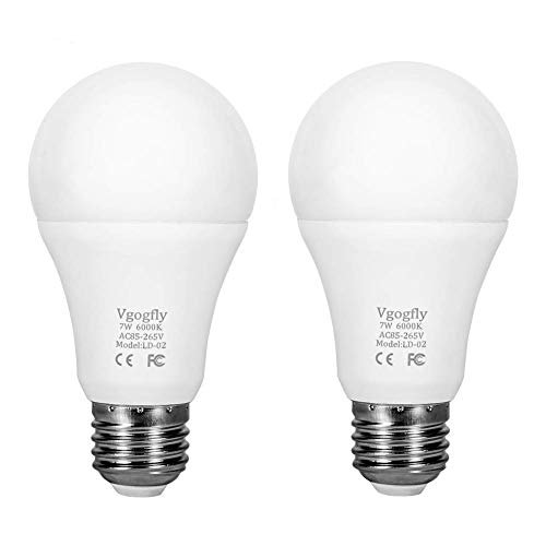 Dusk to Dawn Light Bulb 7W E26 Smart Sensor LED...