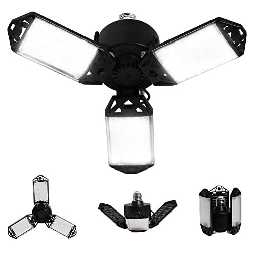 LED Garage Light, 80W 8000 Lumen Ceiling Lights with 3...