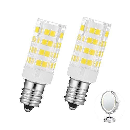 X-Molin 2 Pieces 6K T Type LED Light Bulb, Mirror...