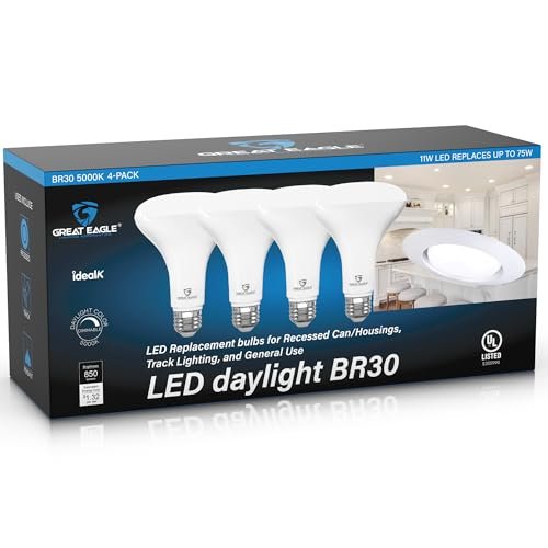 Great Eagle Lighting Corporation BR30 LED Bulb, 11W (75W...