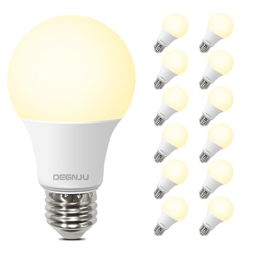 DEGNJU A19 LED Light Bulbs, 60 Watt Equivalent LED Bulbs,...