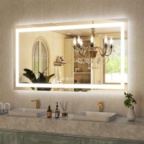 GLSLAND LED Bathroom Mirror - 48