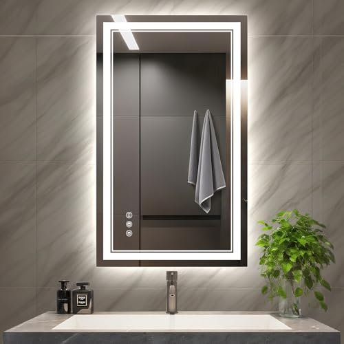 LED Bathroom Mirror with Lights: 40