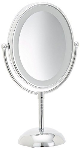 Conair Lighted Makeup Mirror, LED Vanity Mirror, 1X/7X...