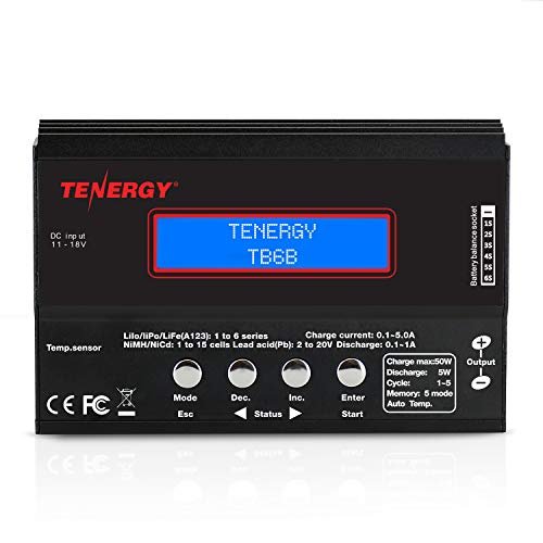 Tenergy TB-6AB Balance Charger Discharger 1S-6S Digital...