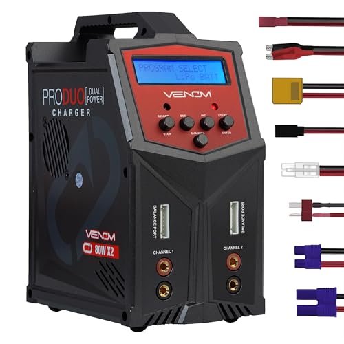 Venom Power Pro Duo LiPo Battery Charger - LCD Screen,...
