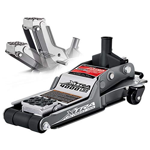 Powerbuilt Xtra Low Profile Floor Vehicle Jack with Safety...
