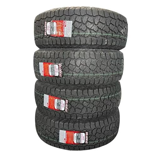 BEARWAY Set of 4 A/T All-Terrain Off-Road Tires...