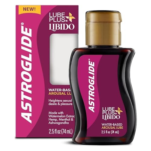 Astroglide Lube Plus Libido (2.5oz), Intimate Arousal Lube...