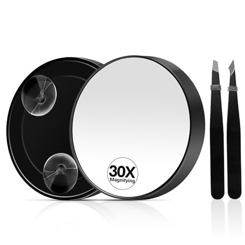 30X Magnifying Mirror, Magnifying Mirror Suction Cup,...