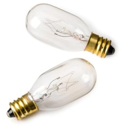 JERDON Makeup Mirror Replacement Bulbs - 2 Replacement...
