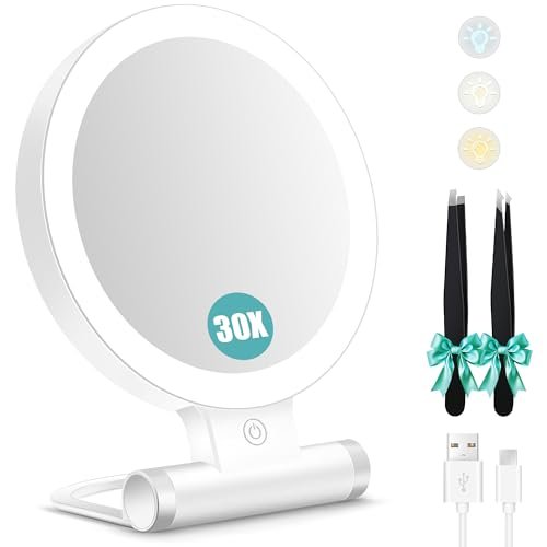 B Beauty Planet Magnifying Mirror with Light 30X,...