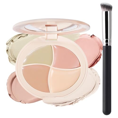 evpct Pot Concealer Full Coverage kit with Brush for...