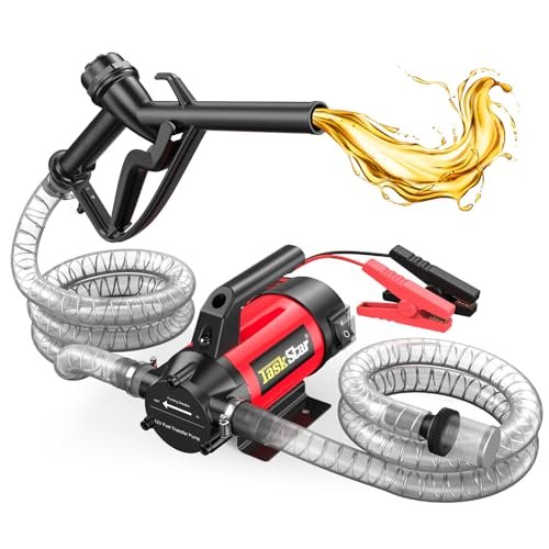 TaskStar Fuel Transfer Pump Kit: 12V 13GPM Electric Diesel...