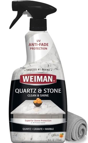 Weiman Quartz Countertop Cleaner and Polish - Clean and...