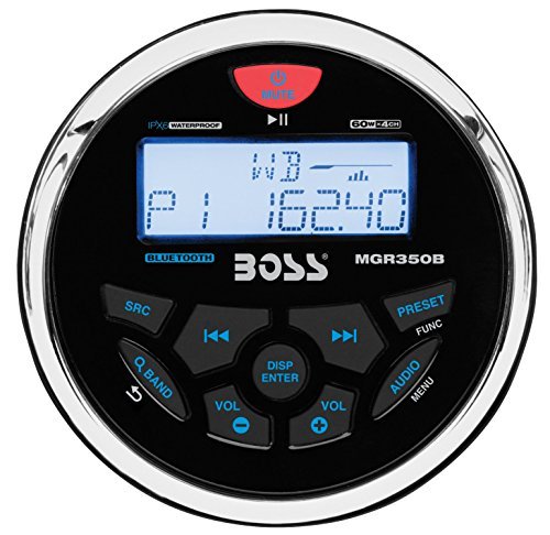 BOSS Audio Systems MCKGB350B.6 Weatherproof Marine Gauge...