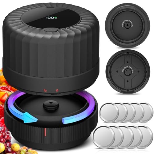 2025 Latest Electric Mason Jar Vacuum Sealer Kit for...