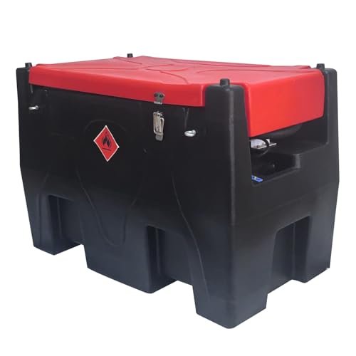 CreFiTech 58 Gal Fuel Transfer Tank, 12 GPM Portable Fuel...