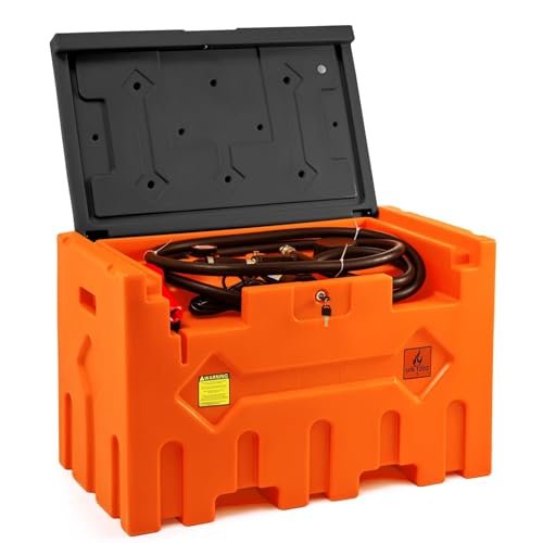 Portable 52 Gallon Fuel Tank with Pump for Diesel,Portable...