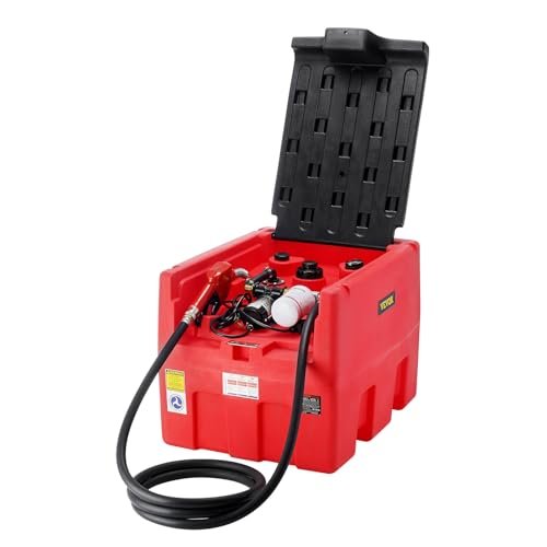 VEVOR Portable Diesel & Gasoline Tank, 48 Gallon, 10.6GPM...