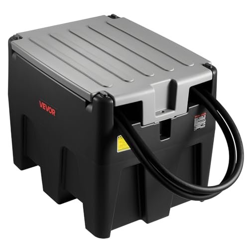 VEVOR Transfer Tank, 58 Gallon Capacity & 12V Electric...