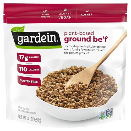 Gardein Gluten-Free Plant-Based Ground Be'f Crumbles,...
